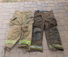 (2 Pairs) Firefighter Turnout Bunker Pants  Lionel Janesville 40XL & 42XL