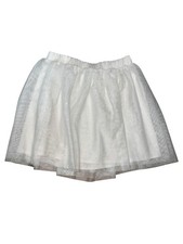 Cat  Jack Tutu Sparkly Skirt Girls Youth Medium 8 Cream