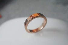 NewCartler/RingLove 18kYellowGold 3.6mm Wedding Band Size US 8