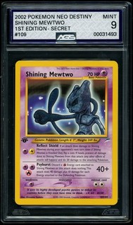 Pokémon Neo Destiny Shining Mewtwo 2002 primera edición AGS 9
