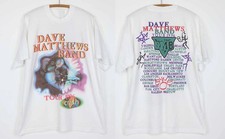2 sided 1996 Dave Matthews Band Crash Tour Shirt White Unisex S-5XL