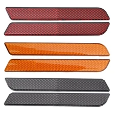 2 Pack Motorcycle Front Fork Reflector Side Reflector No-oxidation for Motorbike