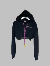 Palm Angels Crop Top Hoodie Women  s Size S