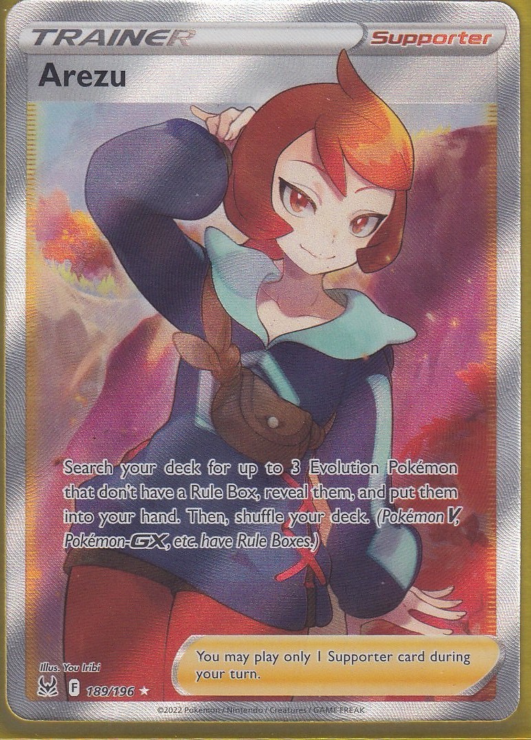 Arezu (Full Art) 189/196 Swsh11: Lost Origin Holo POKEMON NM