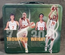 Seattle Storm 2013 SGA metal lunch box TINA THOMPSON TANISHA WRIGHT +