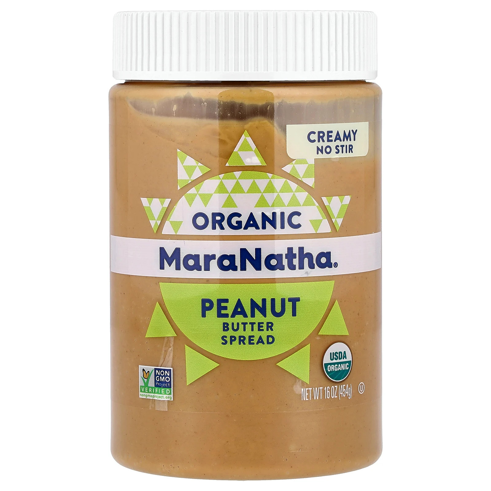 Органическое арахисовое масло MaraNatha сливочное 16 унций 454 г без глютена кошерное органическое 2390₽