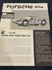 3-Vintage Revell/Monogram Slotcar Instruction Sheets-1964