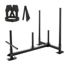 Weight Training Sled, Pull Push Power Sled with Handle, Fitness Strength Resista