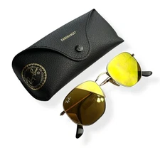 Ray Ban RB3548-N Sunglasses Yellow Mirror 001/93 51 21 145 3N Hexagonal