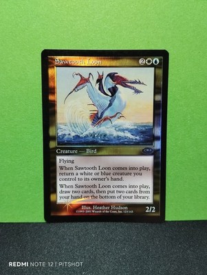 FOIL Sawtooth Loon / Sägezahn-Seetaucher - MTG Magic
