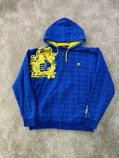 DC Shoes Hoodie Mens XLarge Blue Travis Pastrana 199 Motorcross Offroad