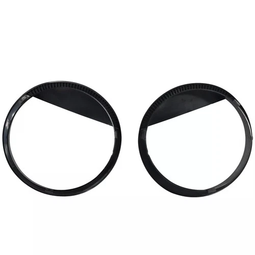 Accessories Headlight Bezels Cover Trim for 2007-17 Jeep JK Wrangler & Unlimited - Picture 3 of 12