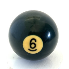 Vintage 2  Billiards No. 6 Green Ball Replacement 6 Solids VGC