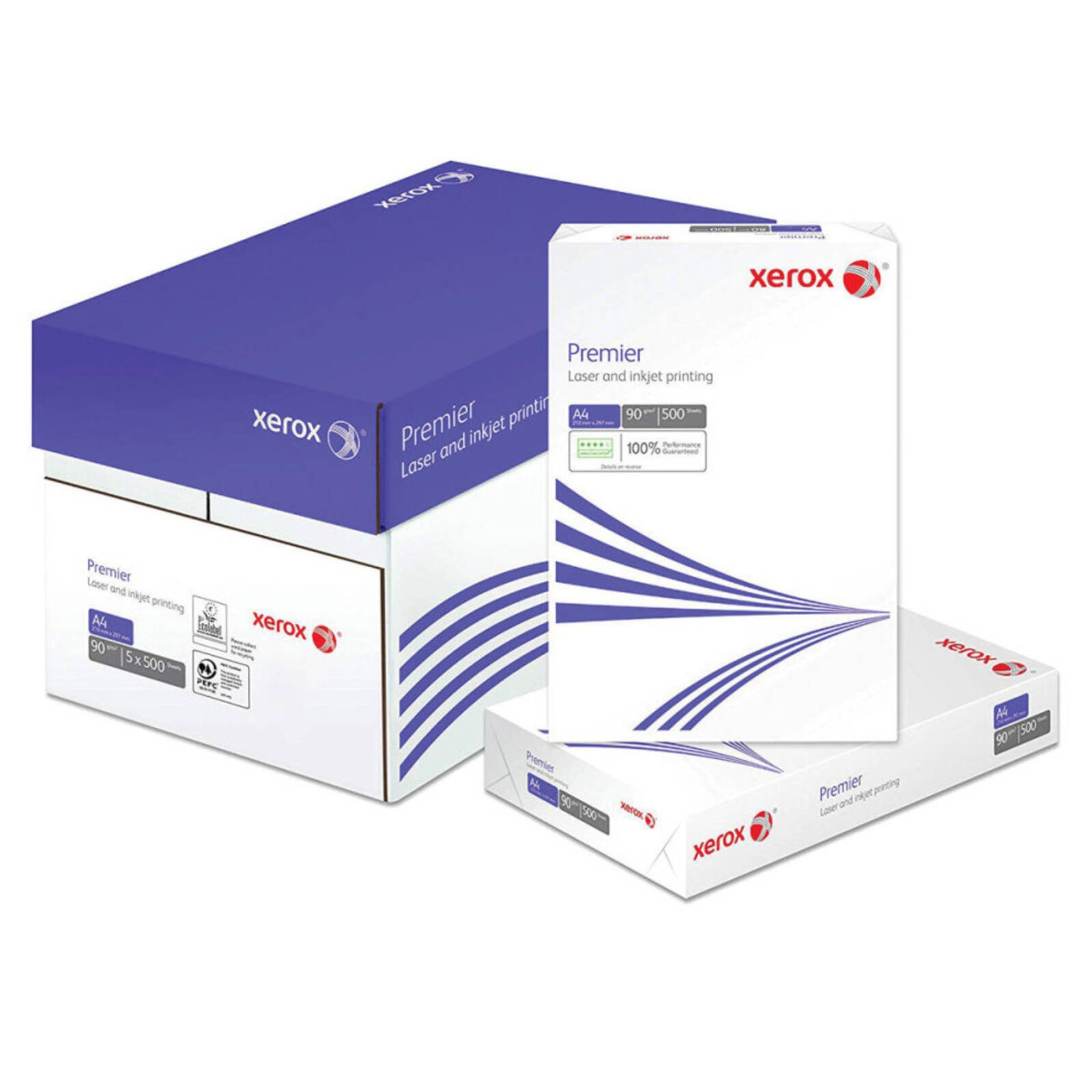 Xerox Premier 90gsm A4 Printer Paper 2500 Sheets (5 Reams)