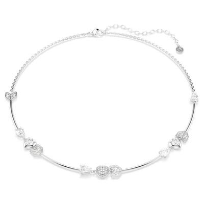 Swarovski Idyllia necklace Heart shaped with arrow white
