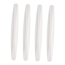 4pcs Car Door Edge Guards Protectors Anti-Collision Side Door Edge White