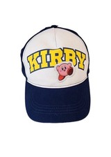 Nintendo Kirby Youth Baseball Hat Blue White One Size Adjustable Strap NEW 