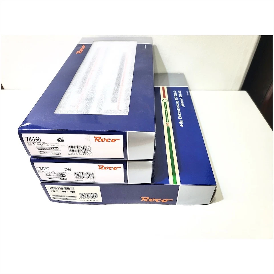 ROCO HO 78095+78096+78097 Elektrotriebzug 407 008-2 Velaro, DB AG, AC Sound - Image 3 of 4