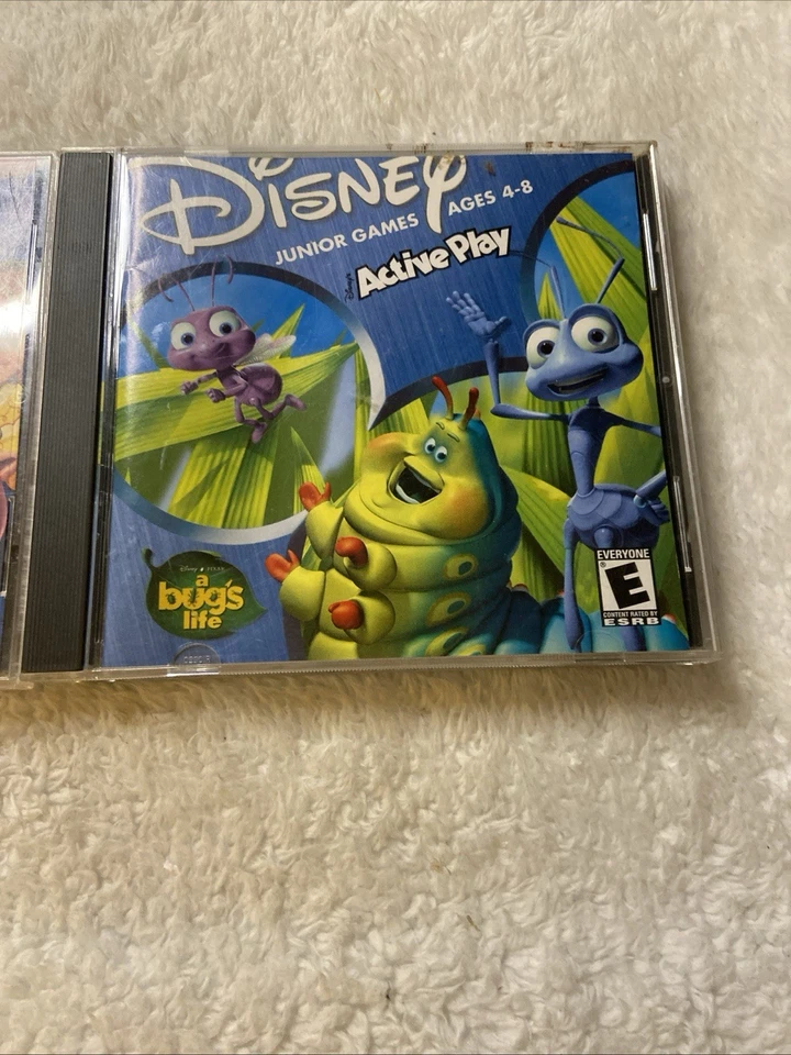PC CD-ROM Disney Active Play A Bug’s Life 1er Grado Programa Manual PC CD ROM X2 Foto 4 de 4