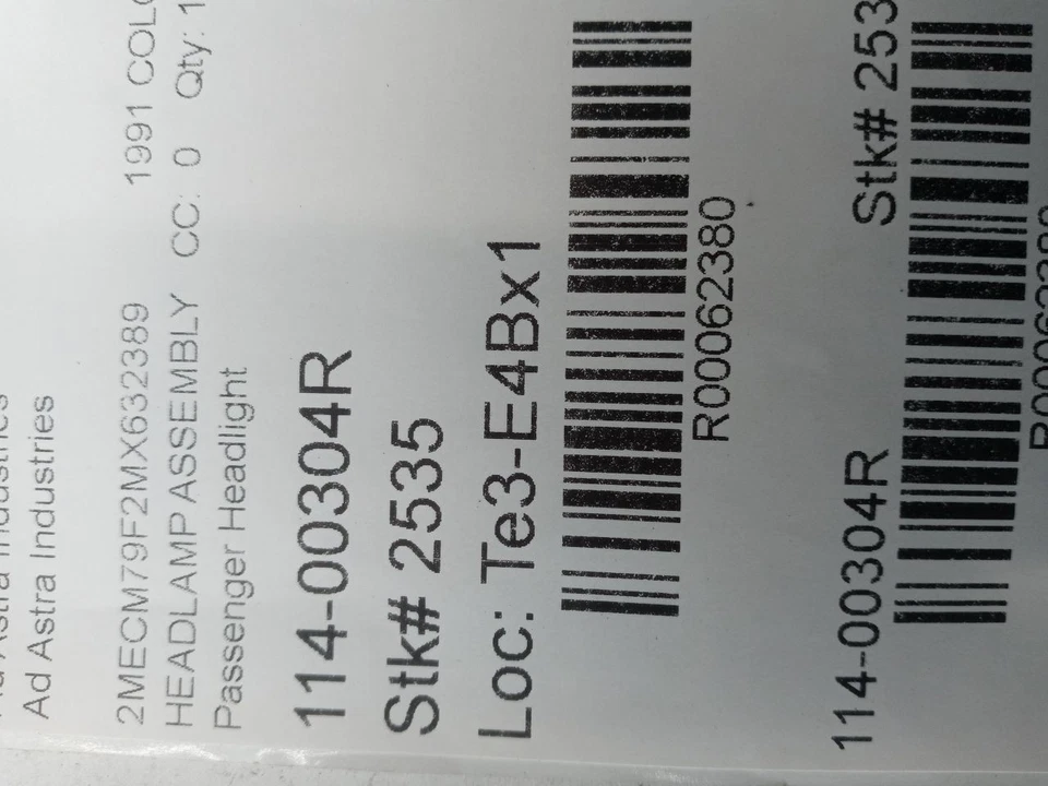 Faro derecho pasajero Mercury Grand Marquis 1991 probado OEM  Foto 4 de 4