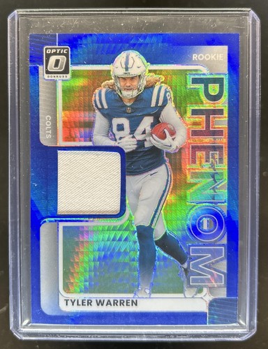 2025 Donruss Optic Tyler Warren Blue Hyper (RAW)