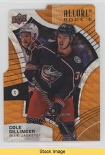 2021-22 Upper Deck Allure Rookies Orange Slice Cole Sillinger #116 READ 0i6
