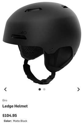 Giro Ledge mips Helmet - Small - Matte Black