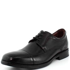 Johnston Murphy Men's Bartlett Cap-Toe Lace-Up Oxfords Black 9M MSRP 159 New