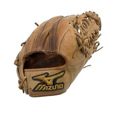 Mizuno Pro Glove Hardball Yellow Genuine Leather Baseball Used From Japan