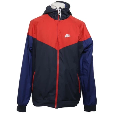 Nike, Trainingsjacke, Herren, Größe: XL, Blau/Rot/Schwarz, Polyester #YoT - Bild 1 von 4