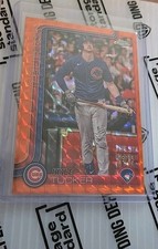 2025 Topps Chrome Kyle Tucker Orange Geometric Refractor 9/25 CUBS 