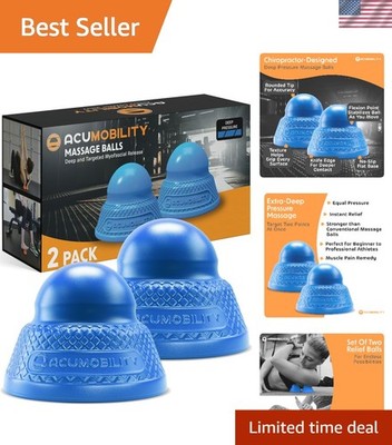 Massage Ball Roller 2 Pack - Trigger Point - Massage Balls Massage Roller Bal...