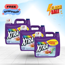 HOT SALE Xtra Tropical Passion Laundry Detergent 172 Loads 206.4 fl oz 3 Pack