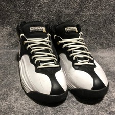 Air Jordan Team Basketball Mid Black White Gold Mens 9.5 CZ9171-101