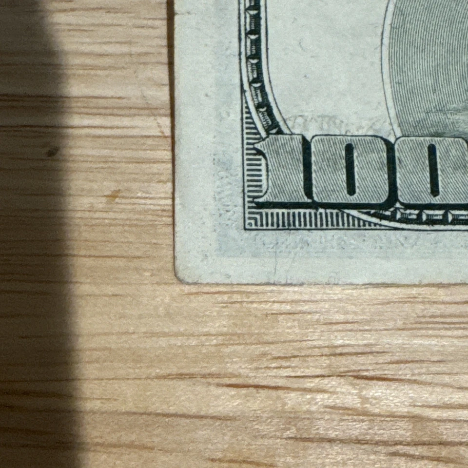 Off-Center $100 Note | Series 1999| Super Rare! - Image 4 of 4