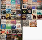 BEATLES Big Lot of 50 Original Vintage Picture Sleeves in 60s Carry case G to VG