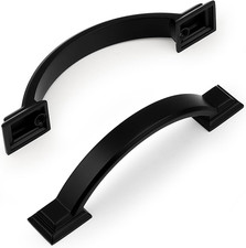 30 Pack Matte Black Cabinet Pulls 3" Hole Center Handles for Kitchen  Cupboard