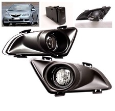 03 04 05 Mazda 6 4dr Sedan Front Bumper Driving Fog Light Chromeswitch Pair Lr