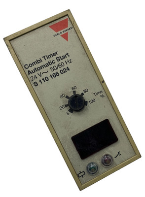 CARLO GAVAZZI COMBINATION AUTOMATIC START TIMER S 110 166 024/S110166024  