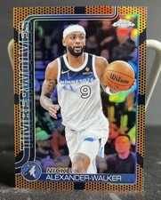2025 Topps Chrome Basketball - Nickeil Alexander-Walker - Basketball Refractor