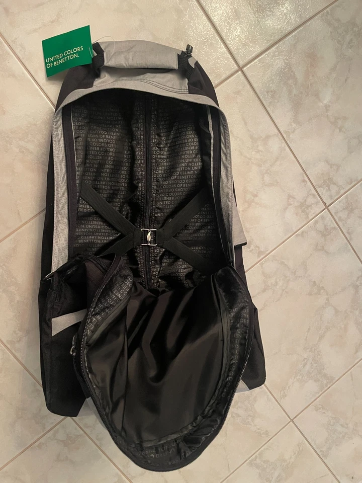 Zaino trolley, Bagaglio a mano (NUOVO MAI USATO) - ufficiale Benetton - Immagine 4 di 4