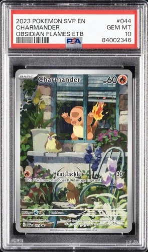 2023 POKEMON SVP EN-SV BLACK STAR PROMO #044 CHARMANDER PSA 10