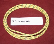 5 ft 14 ga Primary Yellow Wire Hit & Miss Gas Engine Motor Ignitor Ignition Buzz