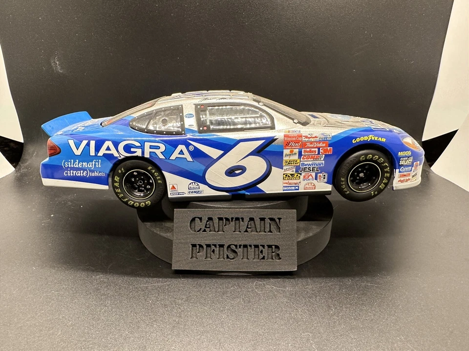 NASCAR Mark Martin 1/24 2000 PREFERIDO #6 VIAGRA Ford Taurus DieCast Limited Foto 3 de 4