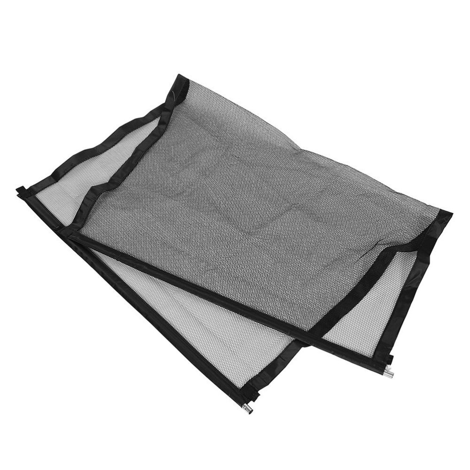 Cloth Mesh Cat Dog Gate Pet Barrier for Stairs Foldable Pet Barrier for