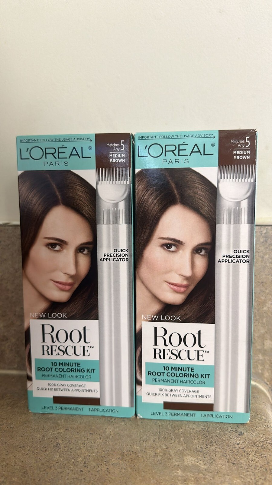 2 L'Oreal Paris Root Rescue, Permanent Hair Color, Matches A
