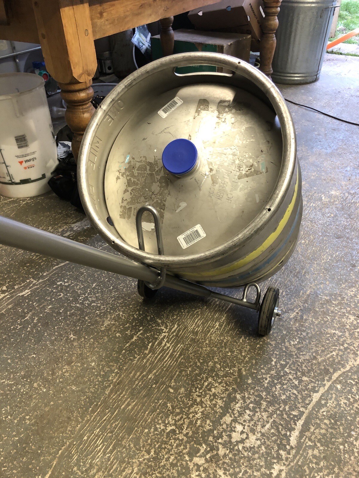 Sack barrow for Kegs Beer Cider 50L Keg Mover Trolly Pick Up And Move