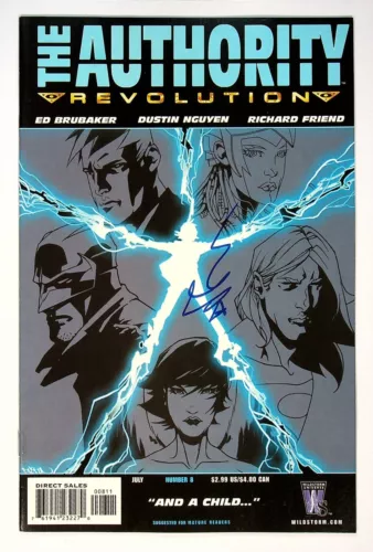 Authority Revolution #8 Signed by Dustin Nguyen Wildstorm Comics