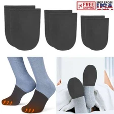 2 Pairs Neoprene Toe Feet Warmer Toe Covers Thermal Foot 3mm Black Comfy 2025