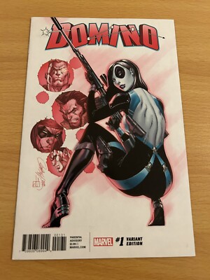 Domino #1 J Scott Campbell 1:50 Incentive Variant Cover Marvel Comics HTF